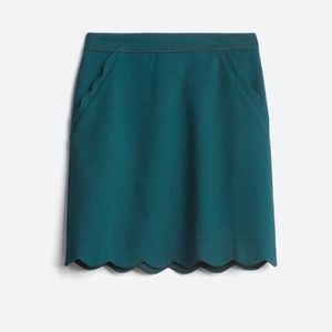 Cute Scallop Hem Skirt